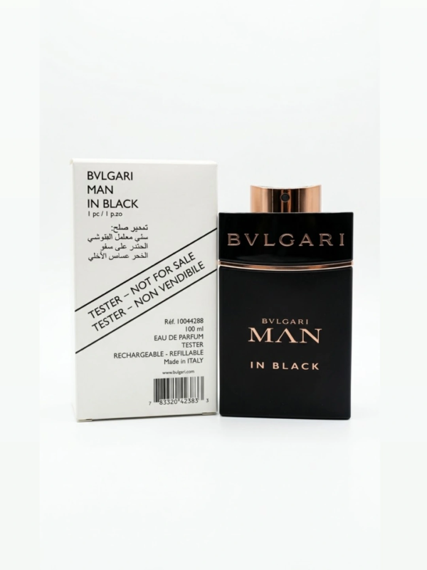 Bulgari Man In Black 100ml Tester box 
بلجاري مان ان بلاك ١٠٠ملي علبة تستر
