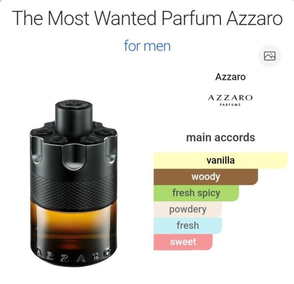 Azzaro Most Wanted Parfum 100ml ازارو موست ونتد بارفم ١٠٠ملي
