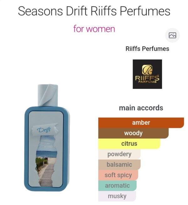 Seasons Drift 100ml Riffs
سيزونس دريفت ١٠٠ملي من ريفس